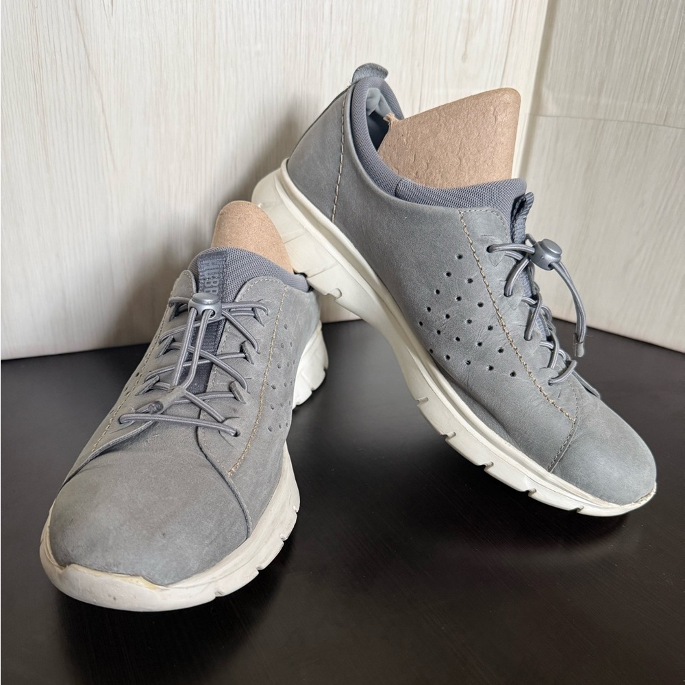 Samuel Hubbard Flight Sport Waxed Nubuck Slip On Gray Sneaker Shoe Women’s 9.5